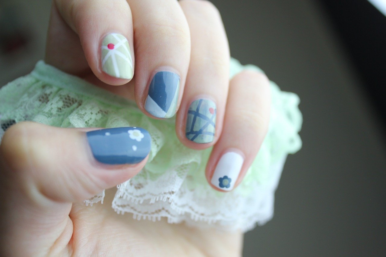 Watermarbled my nails