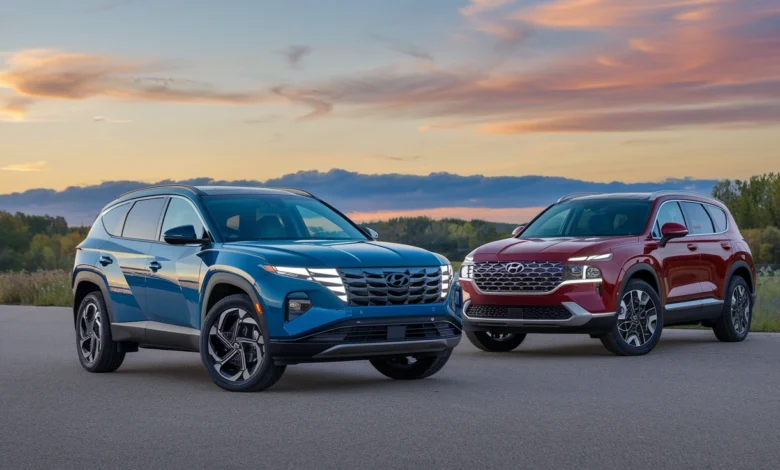 2023 hyundai santa fe vs Hyundai Tucson