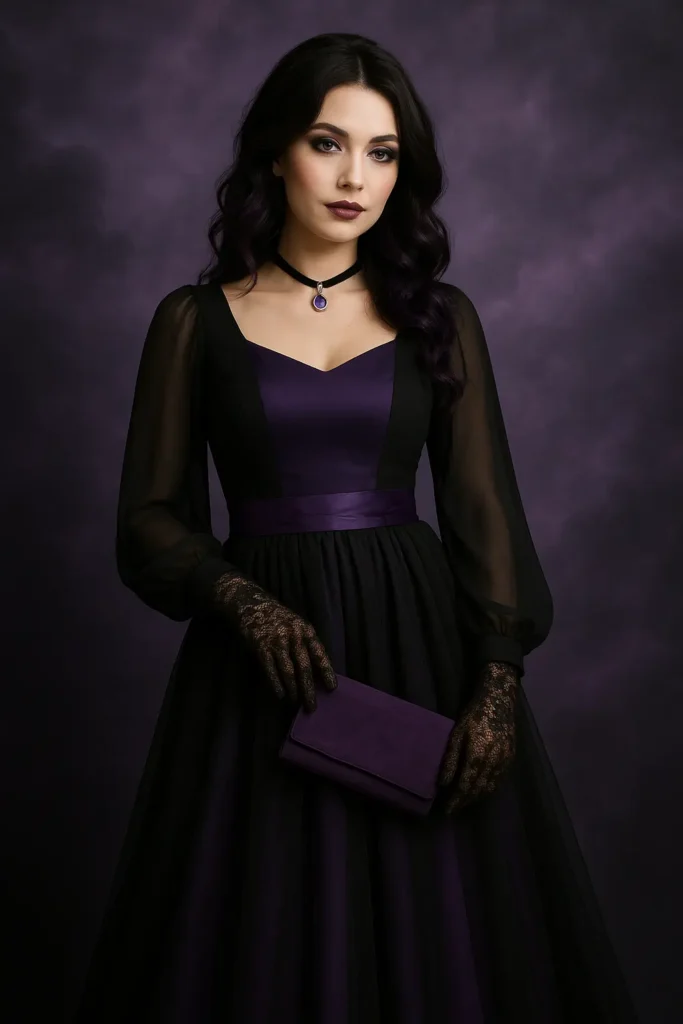 black and purple dress drifblim