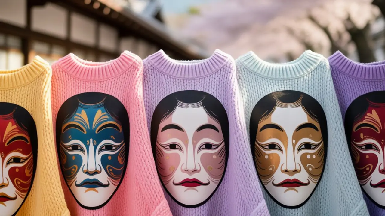 japanese brand where sweater is like a mask