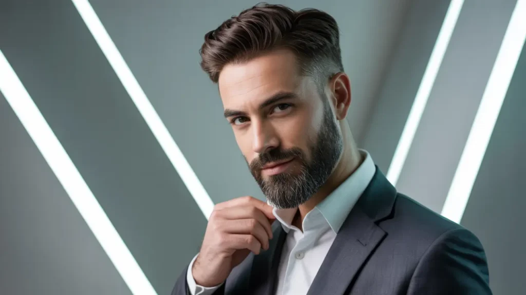 master, the art short haircuts with beard